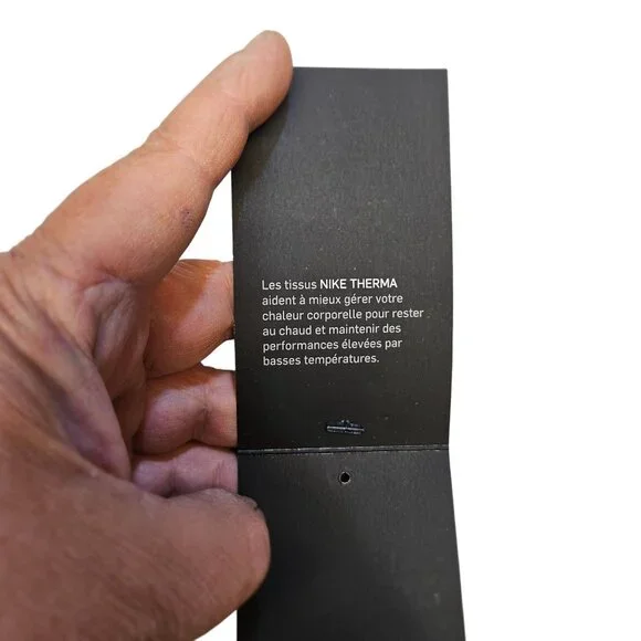 Mens Nike Golf Therma Fit Half-Zip Pullover Shirt Large Gray Lightweight Warm - Picture 6 of 14